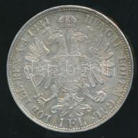 Ausztria 1881. 1Fl Ag T:2 /
Austria 1881. 1 Florin Ag C:XF