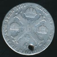 Osztrák Németalföld 1797G 1/2 Koronás Tallér Ag T:3 ly. /
Austrian Netherlands 1797G 1/2 Kronenthale...