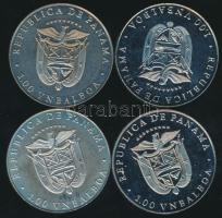 Panama 1988. 1B (4x) "Olimpiai Játékok" klf érem! T:PP,BU / 
Panama 1988. 1 Balboa (4x) &q...