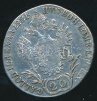 Ausztria 1821E 20Kr Ag T:2- /
Austria 1821E 20 Kreuzer Ag C:VF
