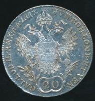 Ausztria 1827A 20Kr Ag T:2 /
Austria 1827A 20 Kreuzer Ag C:XF