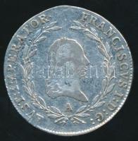 Ausztria 1812A 20Kr Ag II.Ferenc T:2 / Austria 1812A 20 Kreuzer Ag "Franz II" C:XF