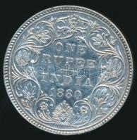 Brit India 1880. 1R Ag "Viktória" T:2 /
British India 1880. 1 Rupee Ag "Victoria&quot...
