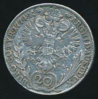 Ausztria 1774IC-FA 20Kr Ag Mária Terézia T:2- /
Austria 1774IC-FA 20 Kreuzer Ag "Maria Theresia...