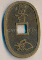 Japán 1835-1870. 100M (Tempo Tsuho) Br "Ten-Ho / Tsu-Ho" T:2 / 
Japan 1835-1870. 100 Mon (...