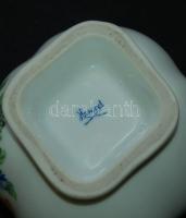 Kézzel festett Herendi jelzett porcelán váza hibátlan állapotban / Handpainted Herendi chianware vas...