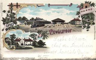 Pragersko railway station litho
