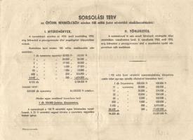 1954. "Ötödik Békekölcsön Harmadik Osztály" a Magyar Népköztársaság Nyereménykölcsöne 25Ft...