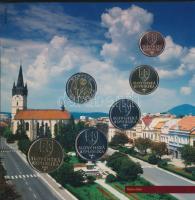 Szlovákia 2005. 50h-10K 5db klf érme + Zaros, Saris emlékérem "Szlovákia Történelmi Vidékei&quo...