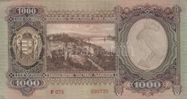 1943. 1000P (2x) egymás utáni sorszámmal T:I