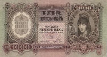 1943. 1000P (2x) egymás utáni sorszámmal T:I