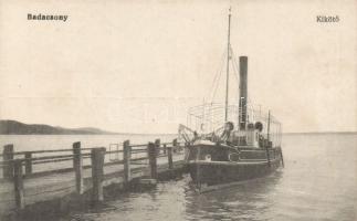 Badacsony kikötő a Zala halászhajóval