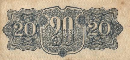 Csehszlovákia 1944. 20K + 100K T:II,II-(kis szakadás) /
Czechoslovakia 1944. 20 Korun + 100 Korun C:...