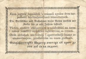 1849. 15Kr + 30Kr "Kincstári utalvány" T:III,IV