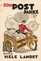 Norwegian post, motorbike