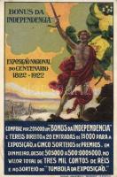 Brazilian National Expo 1922 Bonus da Independencia, propaganda litho