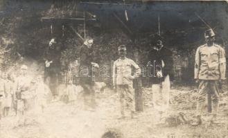 Ruthenian victims of Austro-Hungarian terror, hanging, photo