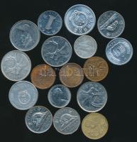 Kanada 1955-1983. 1c (3x) + 5c (3x) + 10c (2x) + 25c (4x), 2db Ag is köztük + Kína 1984-2005. 5f + 5f + 1Y (2x) + 5X T:1,2 / Canada 1955-1983. 1 cent (3x) + 5 cent (3x) + 10 cent (2x) + 25 cent (4x), Ag (2 pieces) + China 1984-2005. 2 fen + 5 fen + 1 Yüan (2x) + 5 Yüan C:Unc,XF