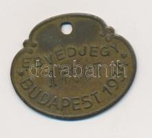 Budapest 1934. Ebvédjegy T:2-