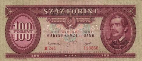 1949. 10Ft (4x) + 100Ft (4x) T:III,III/IV