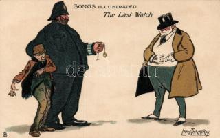 Songs illustrated, the last watch, Raphael Tuck litho s: Lance Thackeray