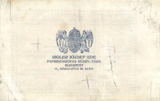 1925. Rigler József Ede Papírnemügyár Rt. 50K értékű bón T:II
