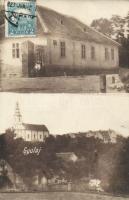Gyulaj községháza és templom