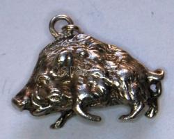Ezüst (Ag) vaddisznó alakú medál 21,4gr