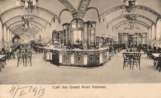Vienna Grand Hotel National café interior