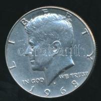 USA 1968D 1/2$ Ag "Kennedy" T:2 / USA 1968D 1/2 dollar ag "Kennedy" C:XF