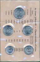 1977. 2f-10Ft 9db klf forgalmi sor eredeti dísztokban, tanúsítvánnyal! T:BU