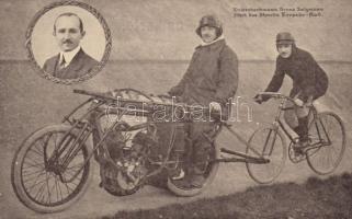 World record holder cyclist Bruno Salzmann