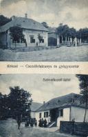 Kölesd csendőrlaktanya, gyógyszertár és szövetkezet (fl)