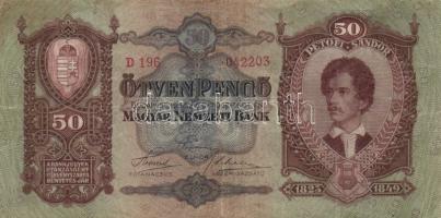 1930-46. 10P + 20P (2x) kétféle + 50P + 500P + 10.000.000MP + 10.000BP + 100.000BP + 10.000AP (2x) T...