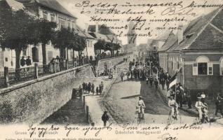 Medgyes with high-wheeler bicycles