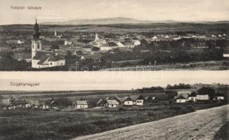 Felsőőr with gypsy quarters