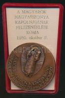 1980. "II.János Pál pápa-A Magyarok Nagyasszonya kápolnájának felszentelése" alkalmából ki...