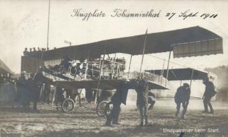 Otto Lindpaintner taking off at the airport of Johannisthal photo