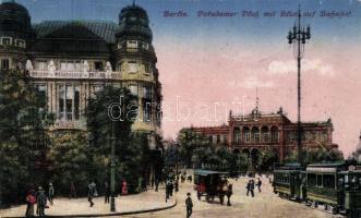 Berlin Potsdamer platz, railway station, tram