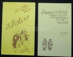 Gárdonyi Géza: 2 db Göre Gábor könyv reprint kiadás: Tapasztalatok. + A Pesti Úr Bp., 1925. Dick Manó Globus Nyomdai Mintézet Rt.