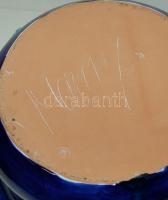 Makkai kerámia mázas kaspó néhény  apró lepattanással d: 22 cm