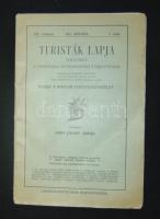 1913 A Turisták lapja márciusi száma a Pálvölgyi barlangrendszerről szóló tanulmánnyal