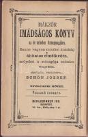 1900 Mákzór imádságos könyv az év minden ünnepnapjára - Pészach, Schlesinger József. Héber-magyar. Kissé laza egészvászon kötésben / German Hungarian jewish prayerbook