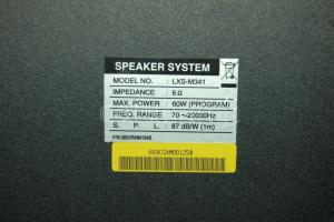 2db LG márkájú LXS-M341 típusú 60W-os hangfal 70-20000Hz