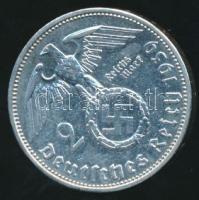 Német 3. Birodalom 1939A 2M Ag "Hindenburg" T:2 / German Third Reich 1939A 2 Marks Ag &quo...