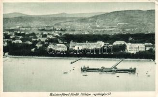 Balatonfüred-fürdő légifelvétel (EK)