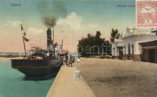 Siófok gőzhajó kikötő, Divald