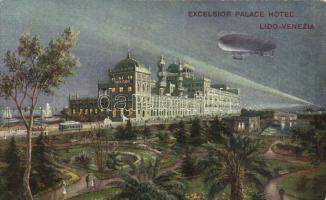 Venice Excelsior Palace Hotel with hot air balloon