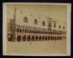 cca 1890 Velence Dózse-palota fotó / Venezia Palazzo Ducale photo 29x22 cm