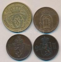 Svédország 1880. 5Ö + Norvégia 1896. 5Ö + 1907. 5Ö + Dánia 1925. 2K T:2,2-,3 /
Sweden 1880. 5 Öre + ...